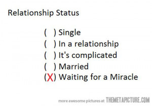 Funny photos funny relationship status options miracle
