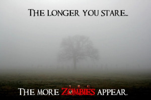 Zombies-stare and see zombies-great picture