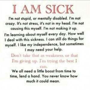 Feeling Sick Quotes Sick of being sick.