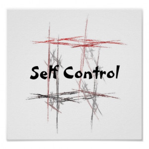Self Control Poster Arts self control poster