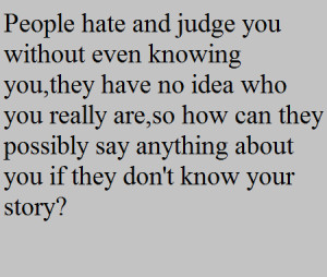 Quotes About Judgemental...