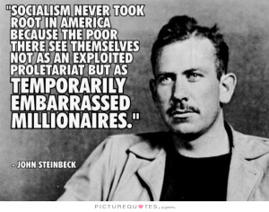 ... proletariat but as temporarily embarrassed millionaires Picture Quote