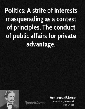 Ambrose Bierce Politics Quotes