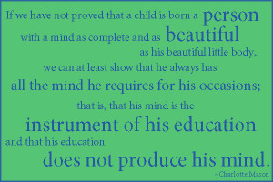 Charlotte Mason quote