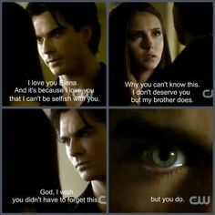 The Vampire Diaries quote from Damon. The moment I realized I'm in ...