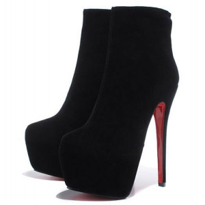 suede boots stilettos heel 14cm high heels platform knee high boots