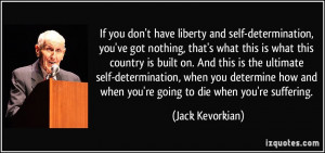 quotes about self determination