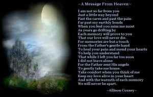 Message From Heaven Poem