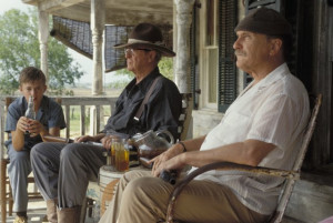... Caine, Robert Duvall and Haley Joel Osment in Secondhand Lions (2003