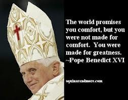 The world promises you comfort, but you were not made for comfort ...
