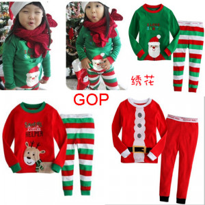 ... Christmas-santa-style-cotton-embroidered-pajamas-best-christmas-gift-2
