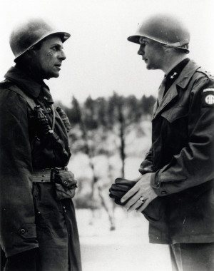 ... General James M. Gavin, commander of the 82nd Airborne Division. (U.S