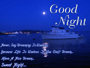 Good Night Sweet Dream Quote Image