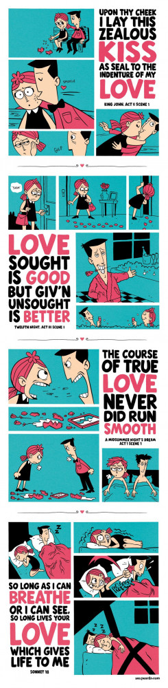 SHAKESPEARE: A love story in four parts