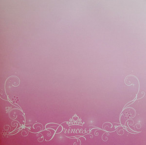 Princess Scrapbook Paper