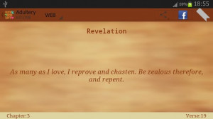 ... Reprove And Chasten Be Zealous Therefore And Repent - Bible Quote