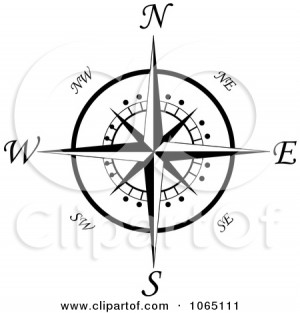 Nautical Compass Drawing Compass face 3 posters,