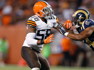 PHOTO: Christian Kirksey, #58 of the Cleveland Browns, in action ...