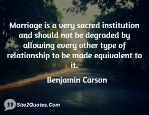 Relationship Quotes - Benjamin Carson