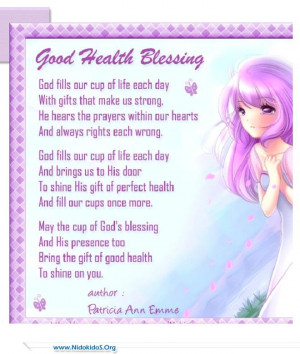 Thread: Good Health Blessing