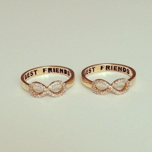 Infinity best friend rings : i gost 2 find these 4 us @rap0602
