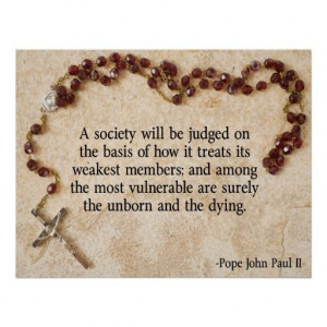 quotes about peace by john paul ii | Pope John Paul II Quote Print ...