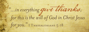 Thanksgiving Bible Verse 2012