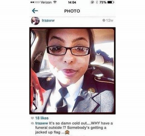 Funny Captions For Selfies On Instagram This instagram selfie of spec.