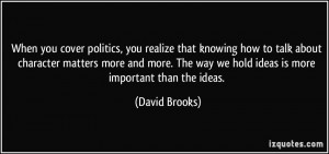 More David Brooks Quotes