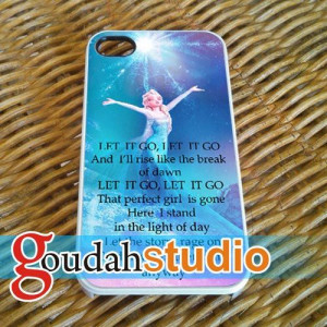 elsa frozen quote iPhone 4/4s/5/5c/5s Case by Goudahstudio, $15.00