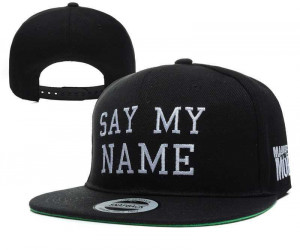 Black Men/Women Sports Hats SAY MY NAME Strapback Caps Football Hats ...