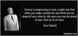More Leo Szilard Quotes