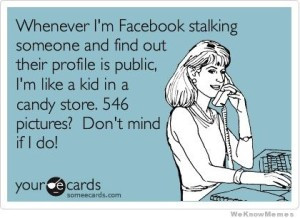 Facebook: From Self-centered to Stalking