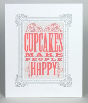 feel very drained of any cupcake happiness.