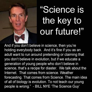 Science is the key to our future.