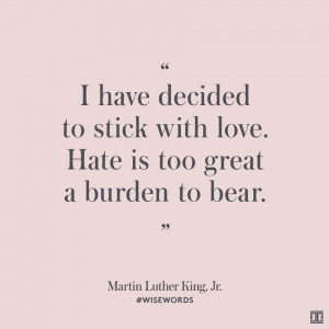 WiseWords from Martin Luther King, Jr.