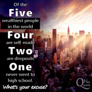 Inspirational quote wealthiest richest people in the world success