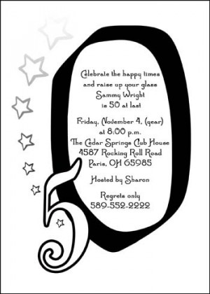 Party Invitation for 50th Birthday areBecoming Very Popular!