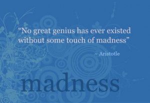 wise, wisdom, cute, quotes, sayings, aristotle, madness, genius ...