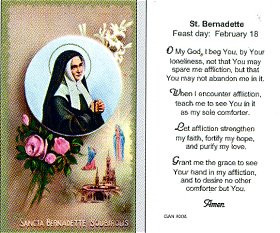 Saint Bernadette Soubirous . St. Bernadette of Lourdes Quotes . Saint ...