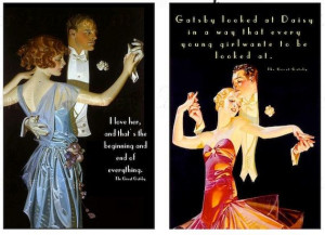 Art Deco Gatsby LOVE Quote Set of eight by PaperHarlequin on Etsy, $3 ...