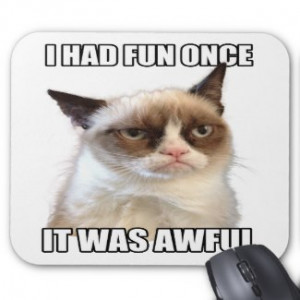 grumpy_cat_mousepad_i_had_fun_once_it_was_awful ...