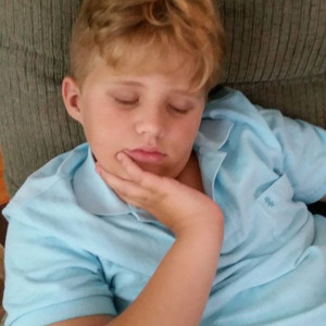 Parties really wear Teddy out. #KHMom #TDangerK #playhardnapharder