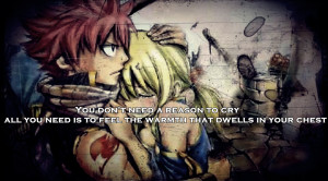 Fairy Tale Quotes In your chest - fairy tail