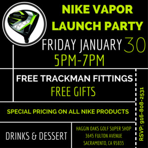 ... Oaks Golf Super Shop on Friday, January 30 from 5:00pm – 7:00pm