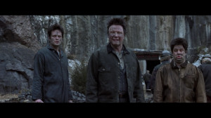Luke (Vince Vaughn), Larry (Jon Voight), and Scrappy Zoolander.