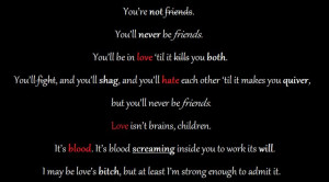 Vampires Love Quotes Spike quote from buffy the