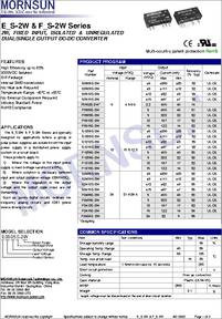 Details datasheet quote on part number F0505S 1W