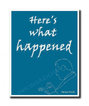 adrian monk quote minimal movie poster quotes by inkshadow on etsy $ ...