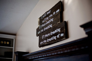 Calling You wall sign